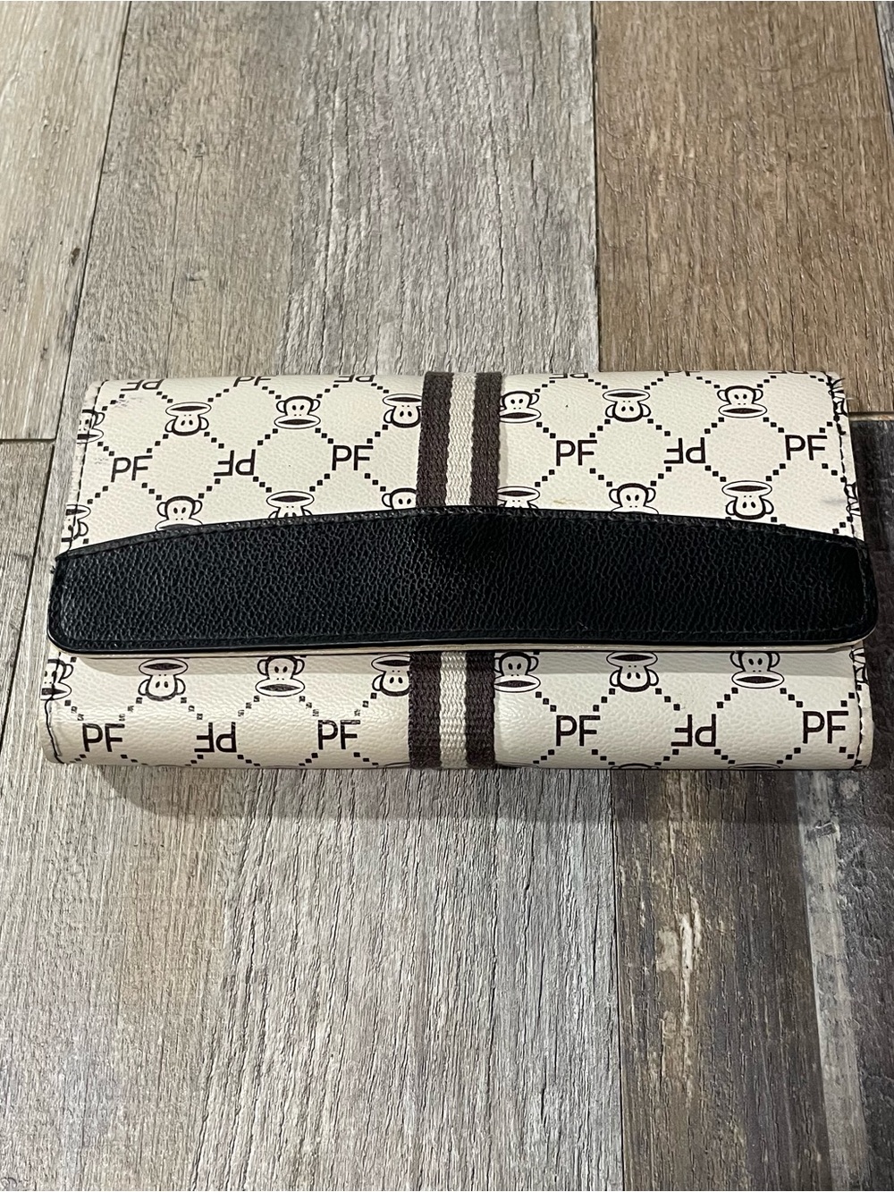Paul Frank PF Monogram Gucci Style Foldable Wallet Rare